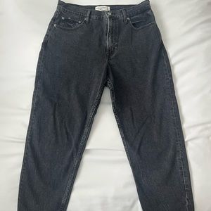 abercrombie high rise mom jeans